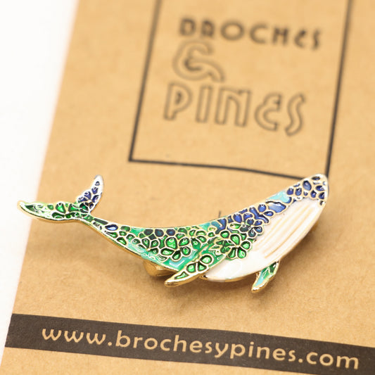 Broche Ballena barbada