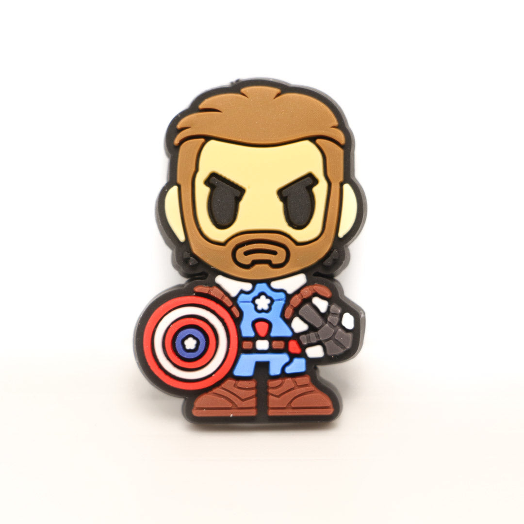 Pin crocs - Capitán América - Marvel