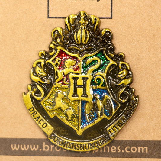 Pin Escudo Hogwartz - Harry Potter