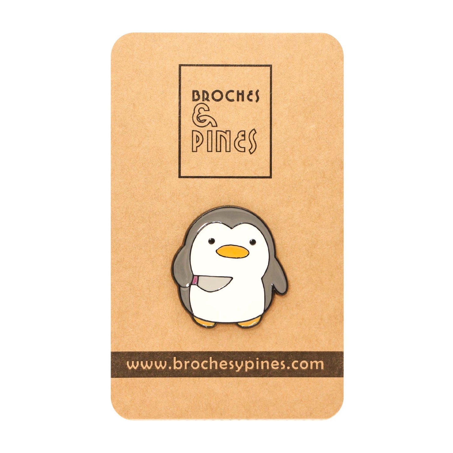 Pin Pinguino Malo - Cuchillo - Animales