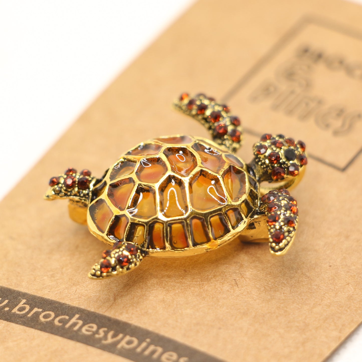 Broche y colgante Tortuga de Mar - Colores - Animales