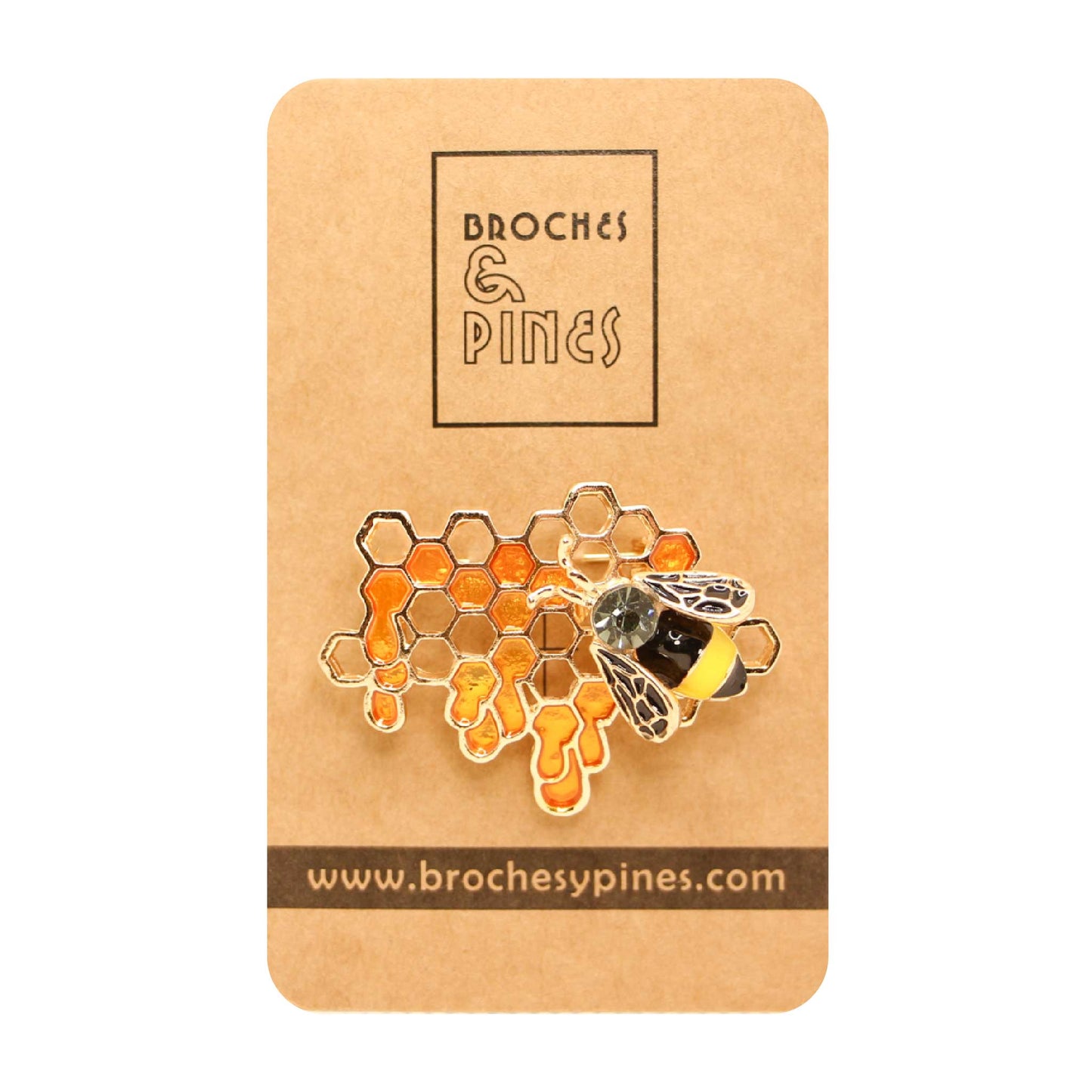 Broche Miel de Abeja - Insectos