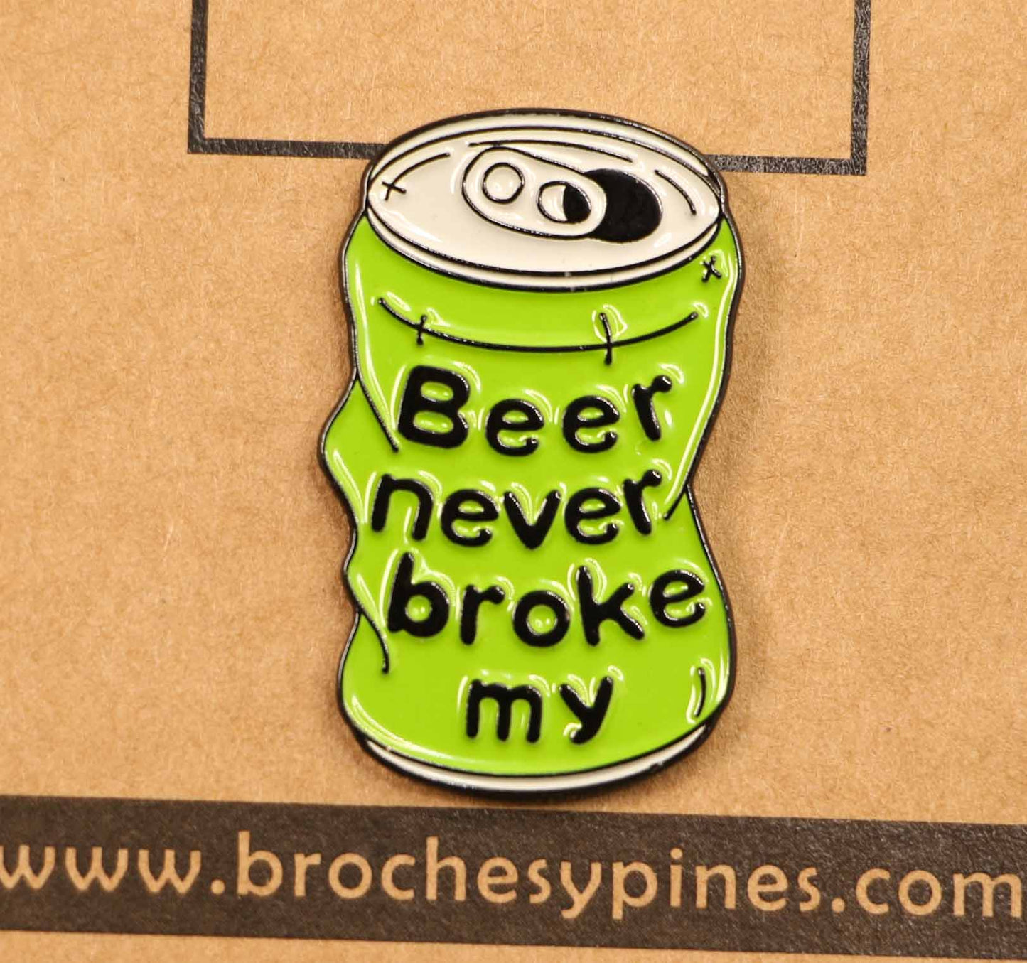 Pin "Beer Never Broke My..." - Frases