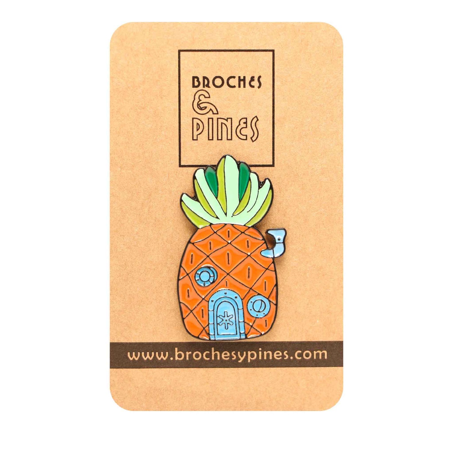 Pin Casa "Piña" de Bob Esponja - Dibujos Animados Clásicos
