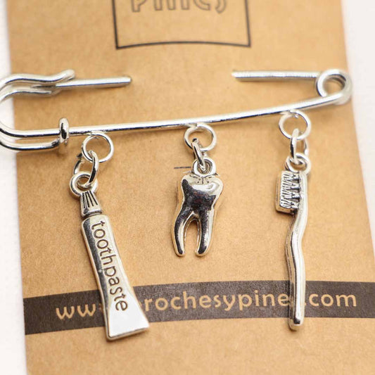 Broche Higiene Dental - Dentista - Profesiones