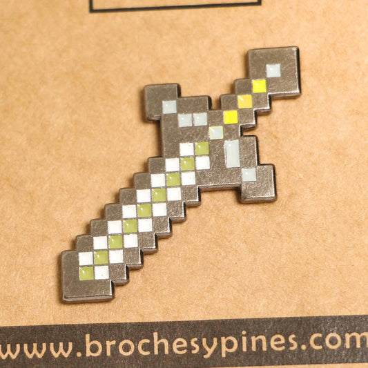 Pin Espada Minecraf - Videojuegos