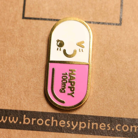 Pin "Happy Pill" - Frases