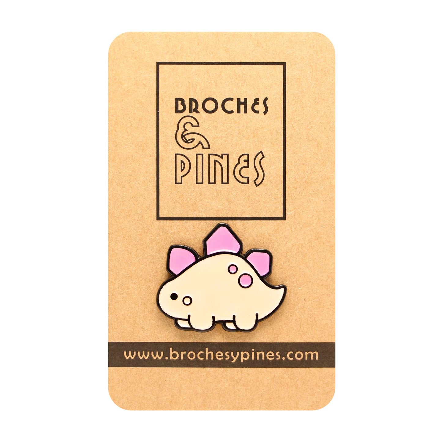Pin Dinosaurio - Rosado y Lila - Animales