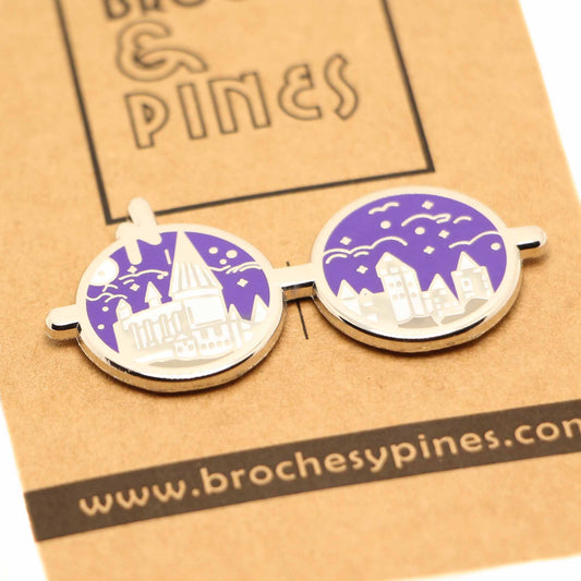 Pin "Reflejo de Hogwarts en Lentes" - Harry Potter