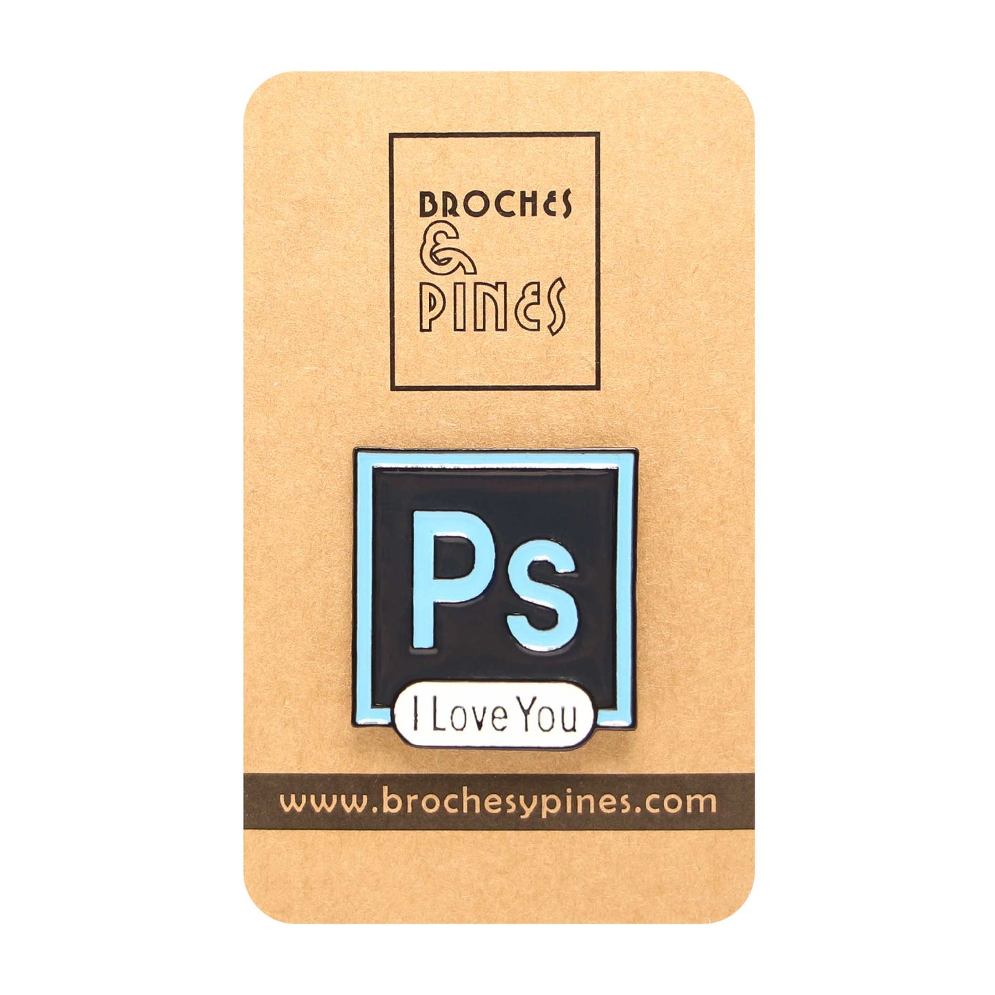 Pin Adobe Photoshop - I Love You - Otros