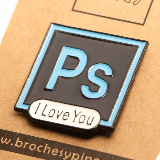 Pin Adobe Photoshop - I Love You - Otros