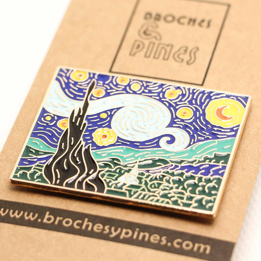 Pin "La Noche Estrellada" - Vicent Van Gogh - Arte