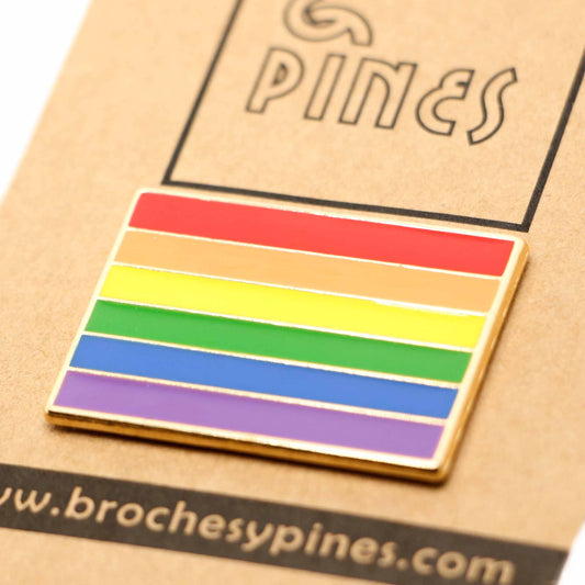 Pin Rectangular LGBTQ+ - Orgullo Gay - Pride
