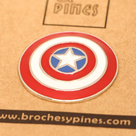 Pin "Escudo Capitán América" - Superhéroes