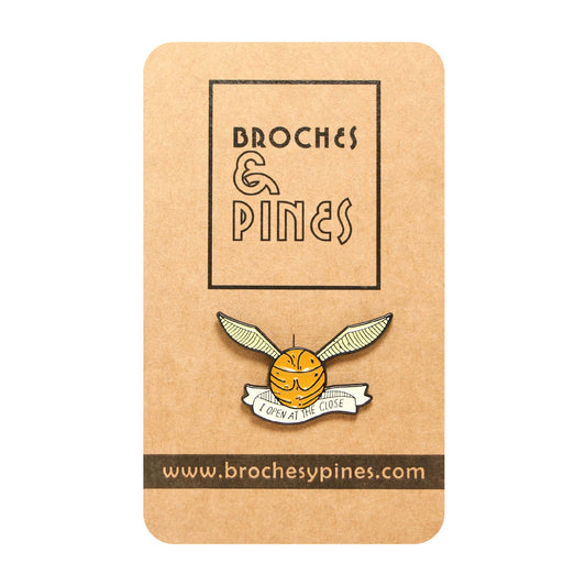 Pin Snitch Dorada - I open at the close - Harry Potter