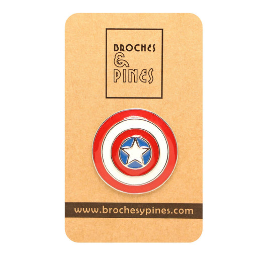 Pin "Escudo Capitán América" - Superhéroes