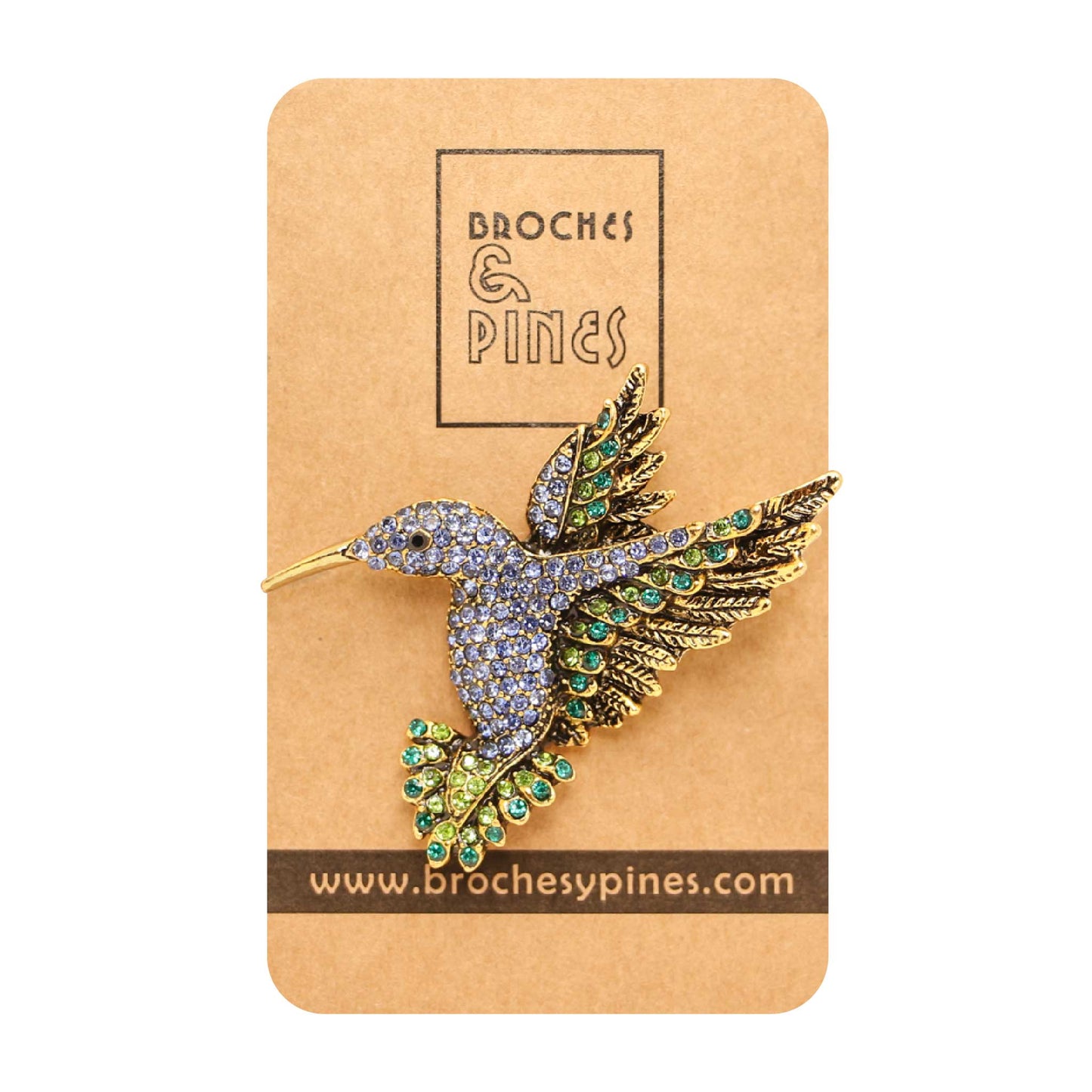 Broche y colgante Colibrí - Animal