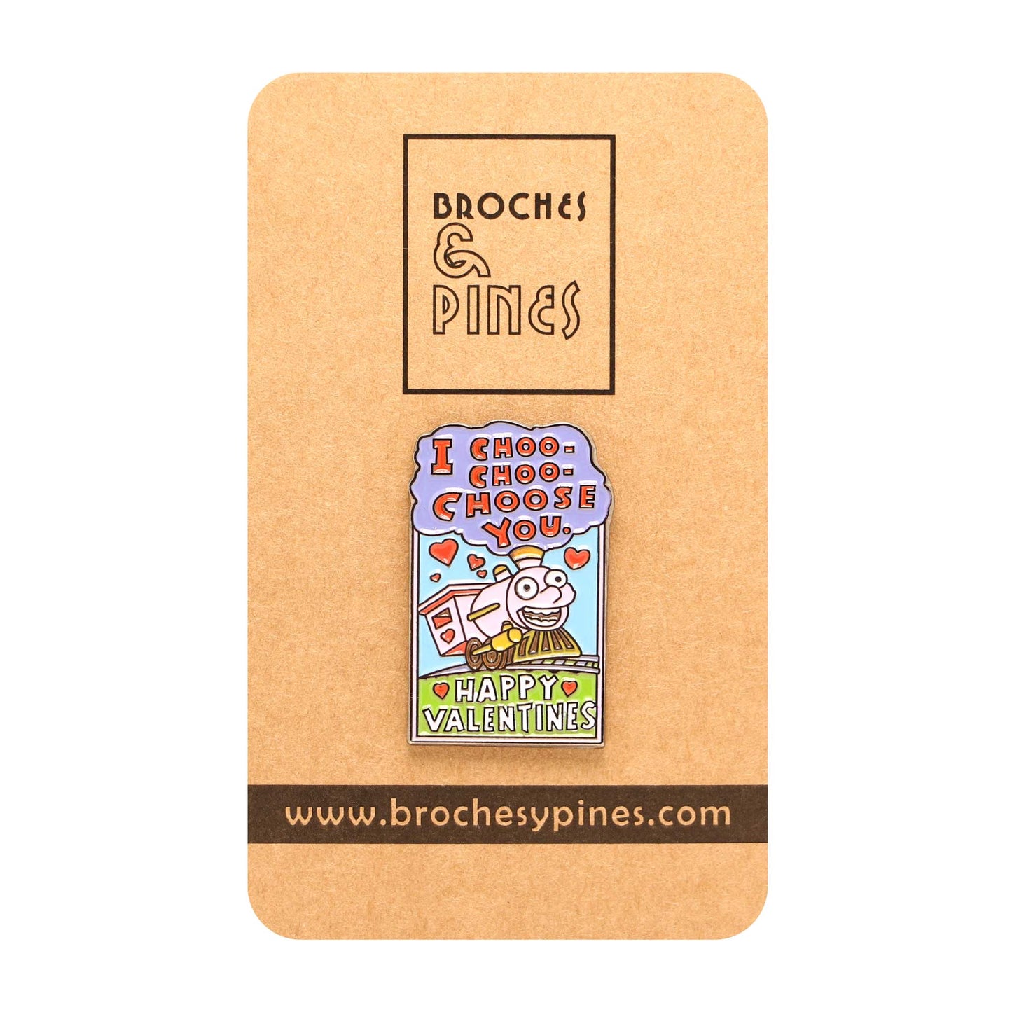 Pin Carta San Valentín "I CHOO CHOO CHOOSE YOU" - Los Simpsons